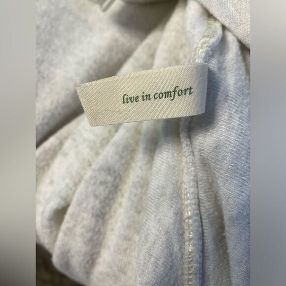 La Cera Comfort Zipper Hoodies and Pants Oatmeal Small - Picture 9 of 9